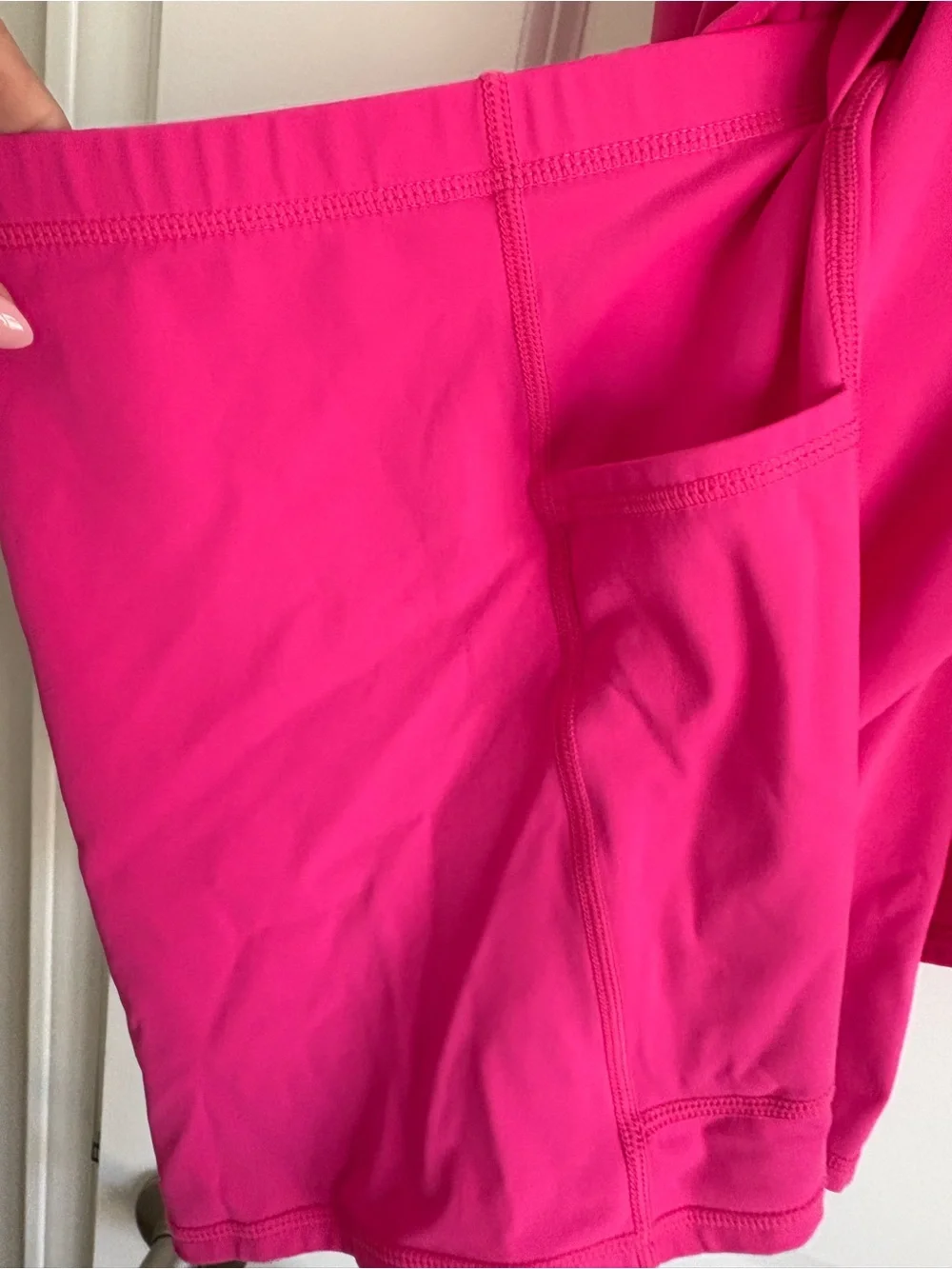 HALARA Hot Pink Women's Shorts / Skort (Bright Pink) easy peasy bottom - Picture 3 of 5